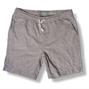 TENTH + OCEAN Tan Washable Linen Blend Shorts 8” Inseam